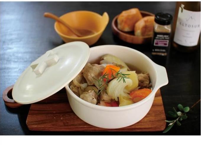 キャセロール 鍋 陶器 イエロー 黄 ご飯 煮込み ふっくら 保温性